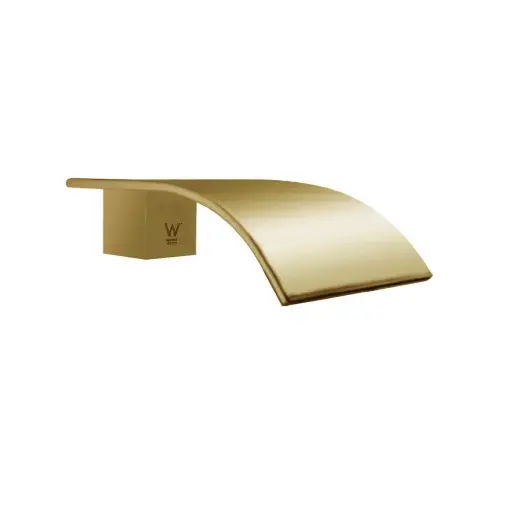 [BUYG0005.BS] Brushed Brass Waterfall Bathtub/Basin Wall Spout 