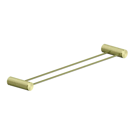 [NR2524dBG] OPAL DOUBLE TOWEL RAIL 600MM BRUSHED GOLD