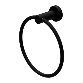 [NR1980MB] MECCA HAND TOWEL RING MATTE BLACK 