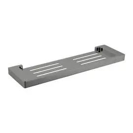 [NR8087aGM] PEARL GUN METAL METAL SHOWER SHELF