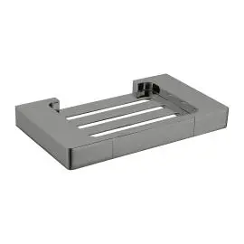 [NR8081GM] PEARL GUN METAL SOAP DISH HOLDER