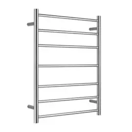 MECCA CHROME 240V 7 BAR HEATED TOWEL LADDER