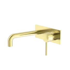 [NR250810bBG] DOLCE WALL BASIN/BATH MIXER BRUSHED GOLD 