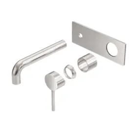 [NR250810bTBN] DOLCE WALL BASIN/BATH MIXER TRIM KITS ONLY BRUSHED NICKEL 