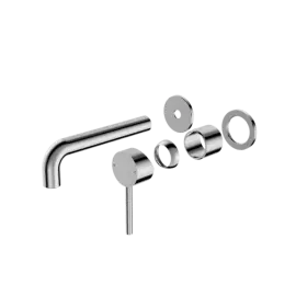[NR250810ctCH] DOLCE WALL BASIN/BATH MIXER SEPARATE BACK PLATE TRIM KITS ONLY CHROME 