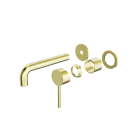 [NR250810ctBG] DOLCE WALL BASIN/BATH MIXER SEPARATE BACK PLATE TRIM KITS ONLY BRUSHED GOLD 
