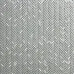 [SHGPMFTOLYGRY] SOUL HERRING BONE GLAZED PORCELAIN GREY MOSAICS FLOOR TILES 20.8X42.3mm 