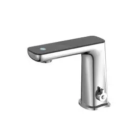 [NR222101CH] CLAUDIA CHROME SENSOR MIXER WITH BLACK TOP DISPLAY