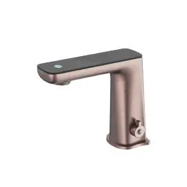 [NR222101BZ] CLAUDIA BRUSHED BRONZE SENSOR MIXER WITH BLACK TOP DISPLAY