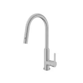 [NR231708GM] PEARL GUN METAL PULL OUT SINK MIXER WITH VEGIE SPRAY FUNCTION
