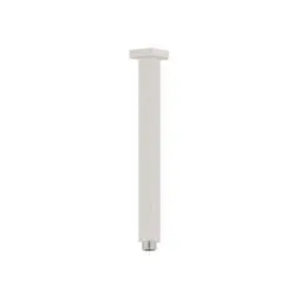 [NR504300BN] SQUARE CEILING ARM 300MM LENGTH BRUSHED NICKEL 