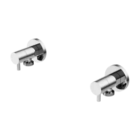 [NR262109dCH] WASHING CHROME MACHINE TAP SET