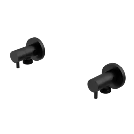 [NR262109dMB] WASHING MATTE BLACK MACHINE TAP SET