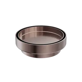 [NRFW005BZ] 130MM ROUND TILE INSERT FLOOR WASTE 100MM OUTLET BRUSHED BRONZE 