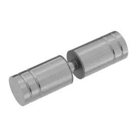 [NRSH301GM] SHOWER GUN METAL KNOB ROUND