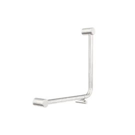 [NRCR3290DBN] MECCA CARE BRUSHED NICKEL 32MM AMBULANT 90 DEGREE BENT TUBE GRAB RAIL 450X450MM