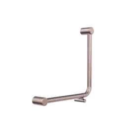 [NRCR3290DBZ] MECCA CARE BRUSHED BRONZE 32MM AMBULANT 90 DEGREE BENT TUBE GRAB RAIL 450X450MM