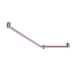 [NRCR3245DBZ] MECCA CARE BRUSHED BRONZE 32MM AMBULANT 45 DEGREE BENT TUBE GRAB RAIL 450X650MM