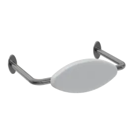 [NRCR0001GM] MECCA GUN METAL CARE DDA TOILET BACKREST