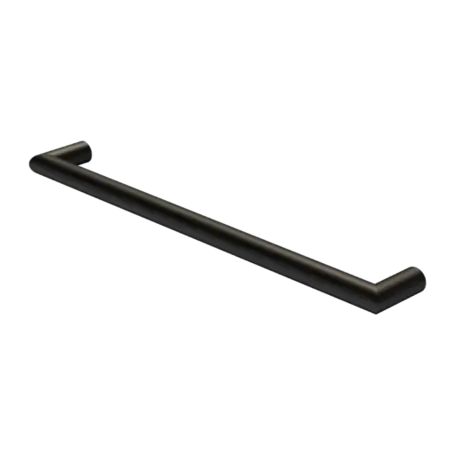 [NR1925hMB] MECCA MATTE BLACK 240V SINGLE HEATED TOWEL RAIL