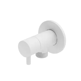 [NR262109EMW] MINI MATTE WHITE CISTERN STOP
