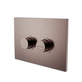 [NRCRPL002BZ] RAISED DISABLED BRUSHED BRONZE CARE PNEUMATIC FLUSH BUTTONS PLATE DDA COMPLIANT