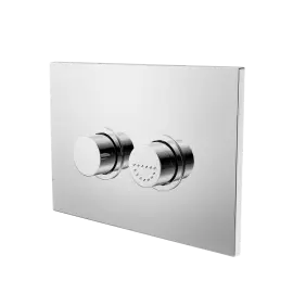 [NRCRPL002CH] RAISED DISABLED CHROME CARE PNEUMATIC FLUSH BUTTONS PLATE DDA COMPLIANT