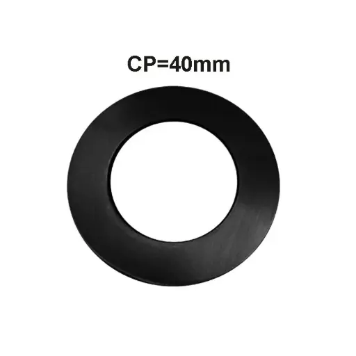 [OX40.CP] Black Cover Plate 40mm