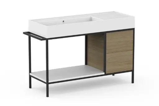 [ANTFC1200FML] ADP Antonio Floor Mount Vanity Left Hand Basin 1200mm 