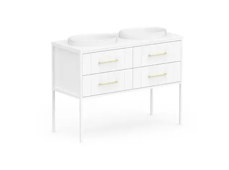 [IVYFAW1200FMDCS] Ivy All Caesarstone finish Drw Twin 1200 FM D CS 