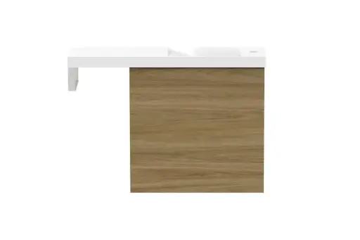 [PETR8005WK] Petite floor-mounted vanity Rail 800 Top / 550 Cab WK CM 