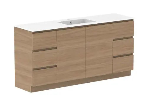 [GLLFCT1800WKCCM] Glacier Marble Top Lite Dor&Drw Trio 1800 WK C CM 