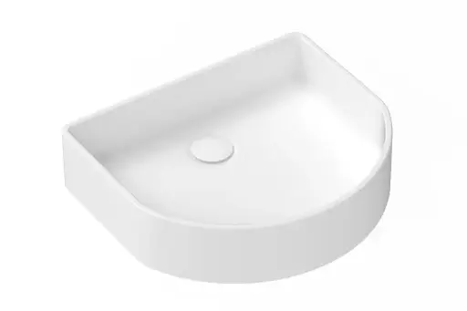 [TOPCASM415MW] Arch Smooth Above Counter Basin Mat Wht 