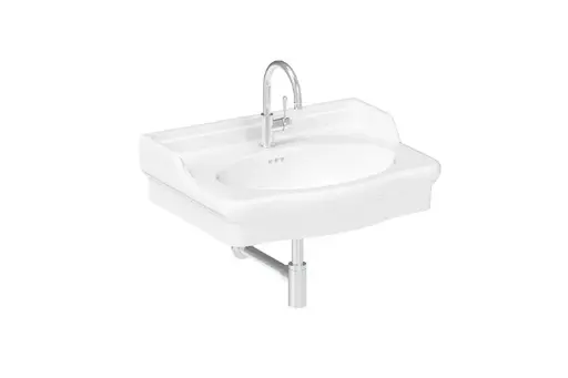 [TOPCCAS070CGW] Castellana Wall Basin 700 GlossWhite 1TH 