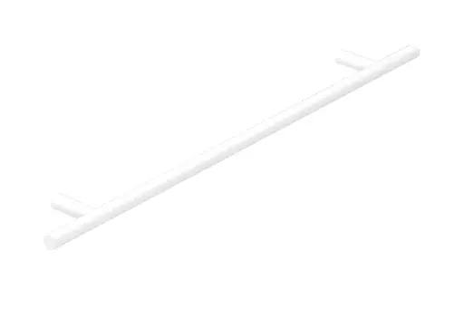 [HANDRNDCR096WH] Rnd Cross Bar Handle 96 cc Matte White