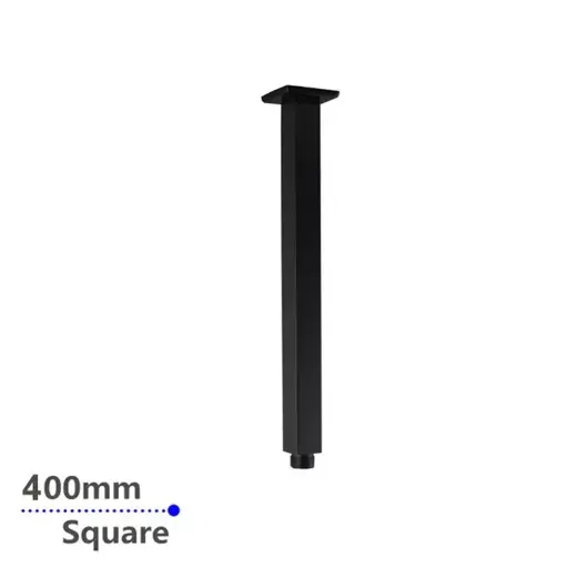 [OX0117.SA] 400mm Black Ceiling Shower Arm 