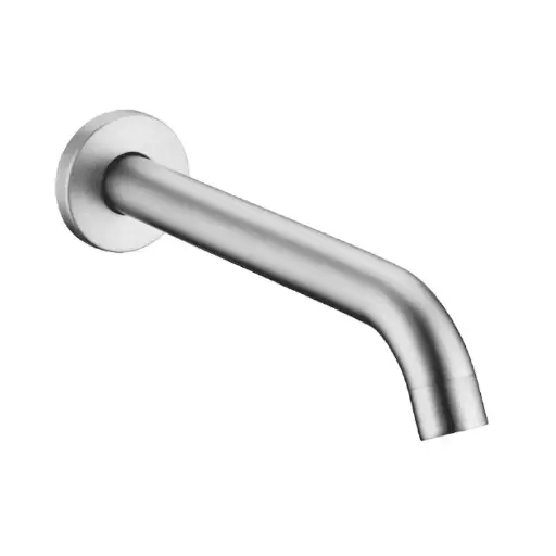 [BU0012.BS] LUCID PIN - Round Brushed Nickel Bathtub/Basin Wall Spout 