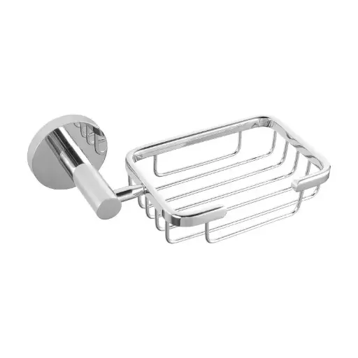 [CH6606.TR] LUCID PIN - Chrome Stainless Steel Wall Mounted Soap Dish Holder