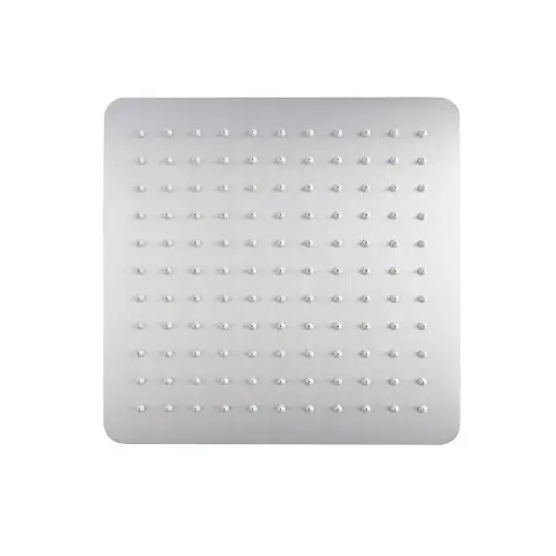 [BU0002.SH] Brushed Nickel Super-slim Square Rainfall Shower Head 250mm 