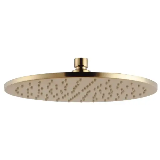 [BUYG0010.SH] Round Brushed Brass Shower Head – 250mm